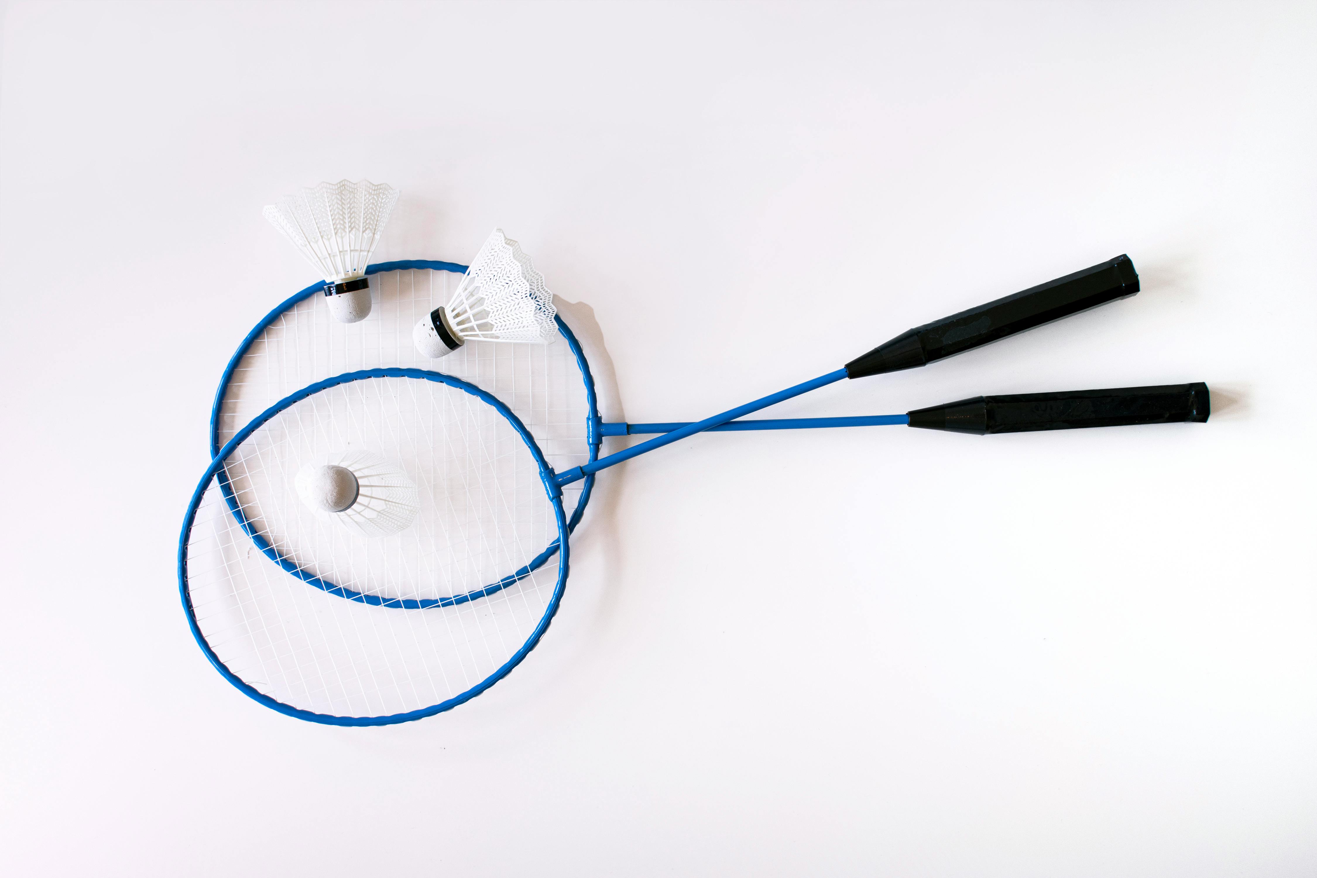 Badminton Rackets and Shuttlecocks